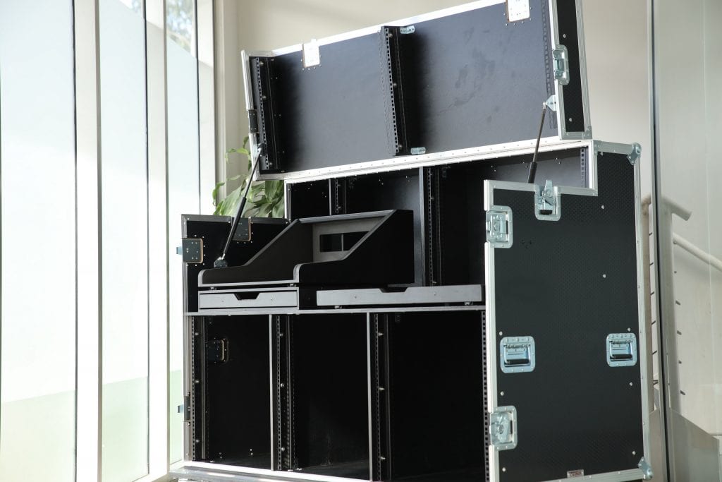 video production workstation case