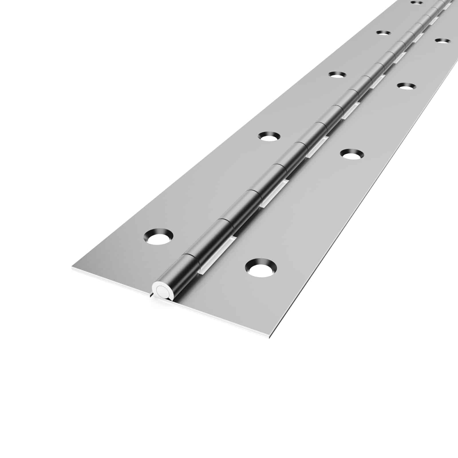 Steel clearance piano hinge