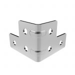 ARMOR B4301 Small 6 Hole Corner Brace with Strengthening Ribs