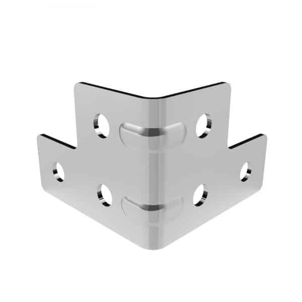 ARMOR B4301 Small 6 Hole Corner Brace with Strengthening Ribs