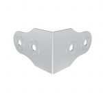 ARMOR B4601 4 Hole Corner Angle Brace with Rivet Protector