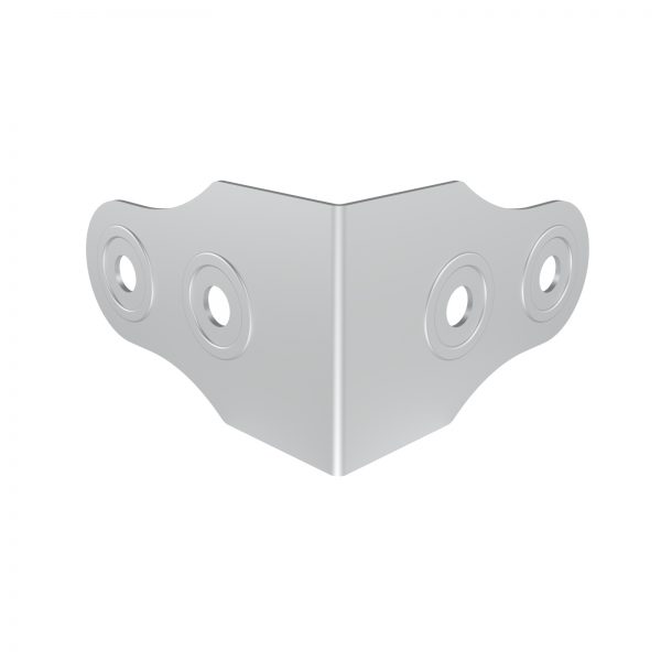 ARMOR B4601 4 Hole Corner Angle Brace with Rivet Protector