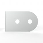 ARMOR Hardware B4602 4 Hole Corner Angle Steel Brace