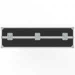 Twin TV Road Case with Clamshell Split Lid