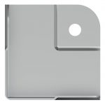 ARMOR C2221 Small Flat Steel Corner