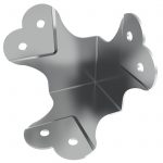 ARMOR C3202 Large Flat Corner with 30MM Recess