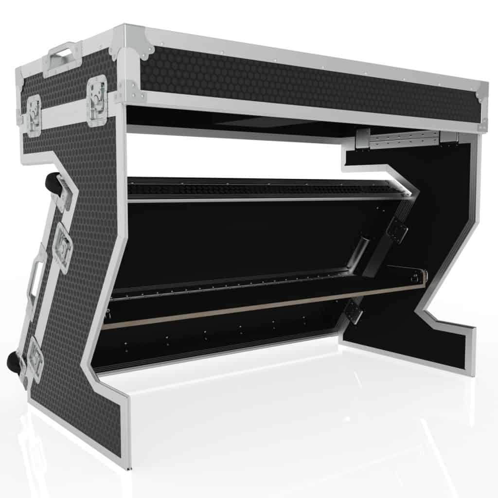 ARMOR DJZT Z Style Mobile Keyboard/DJ Table Road Case Armor Road Cases