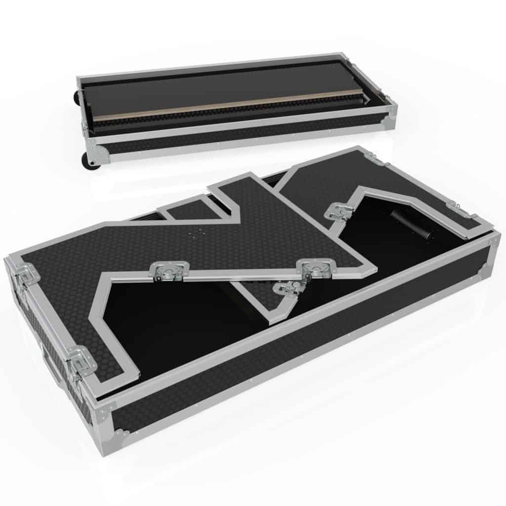 DJZT Z Style Mobile Keyboard/DJ Table Road Case Armor Road Cases