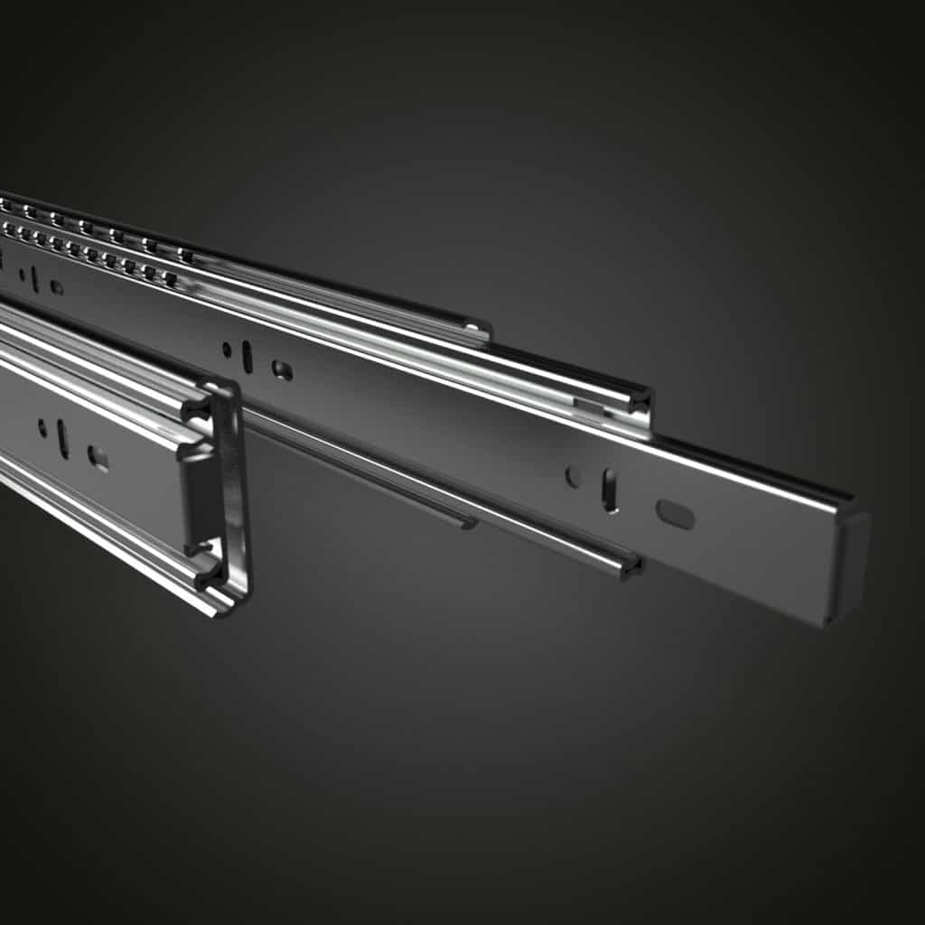 Rhino Heavy Duty Drawer Slides/Runners (Pair) 68Kg