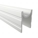 E-E15-G9 Aluminum Groove Edge Extrusion 9MM Gap