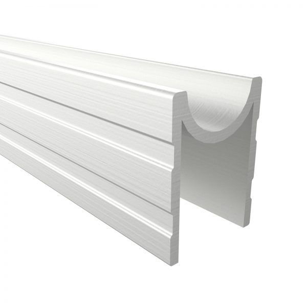 E-E15-G9 Aluminum Groove Edge Extrusion 9MM Gap