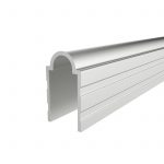 E-E15-T9 Aluminum Tongue Edge Extrusion 9MM Gap