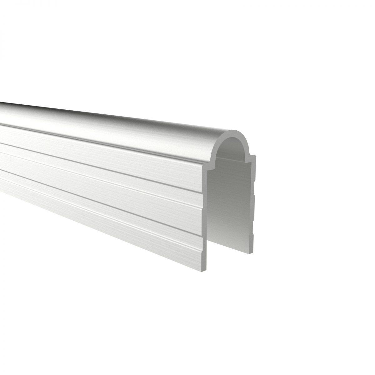 E-E15-T9 Aluminum Tongue Edge Extrusion 9MM Gap