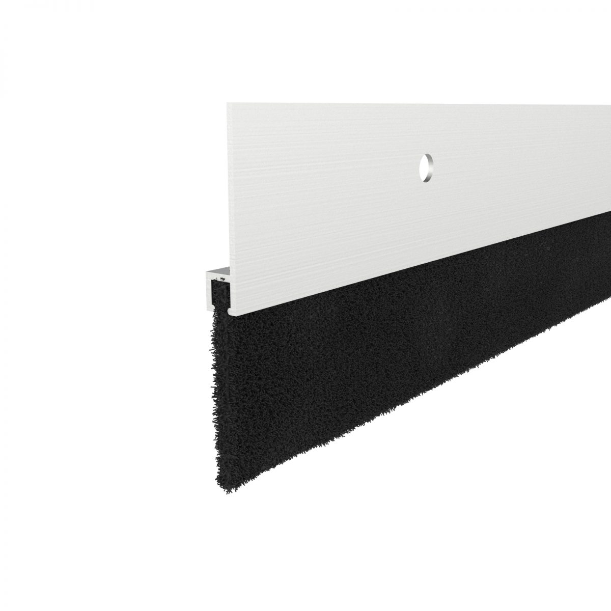 E-HB30 Aluminum Alloy Strip Brush cable pass Extrusion 30mm High
