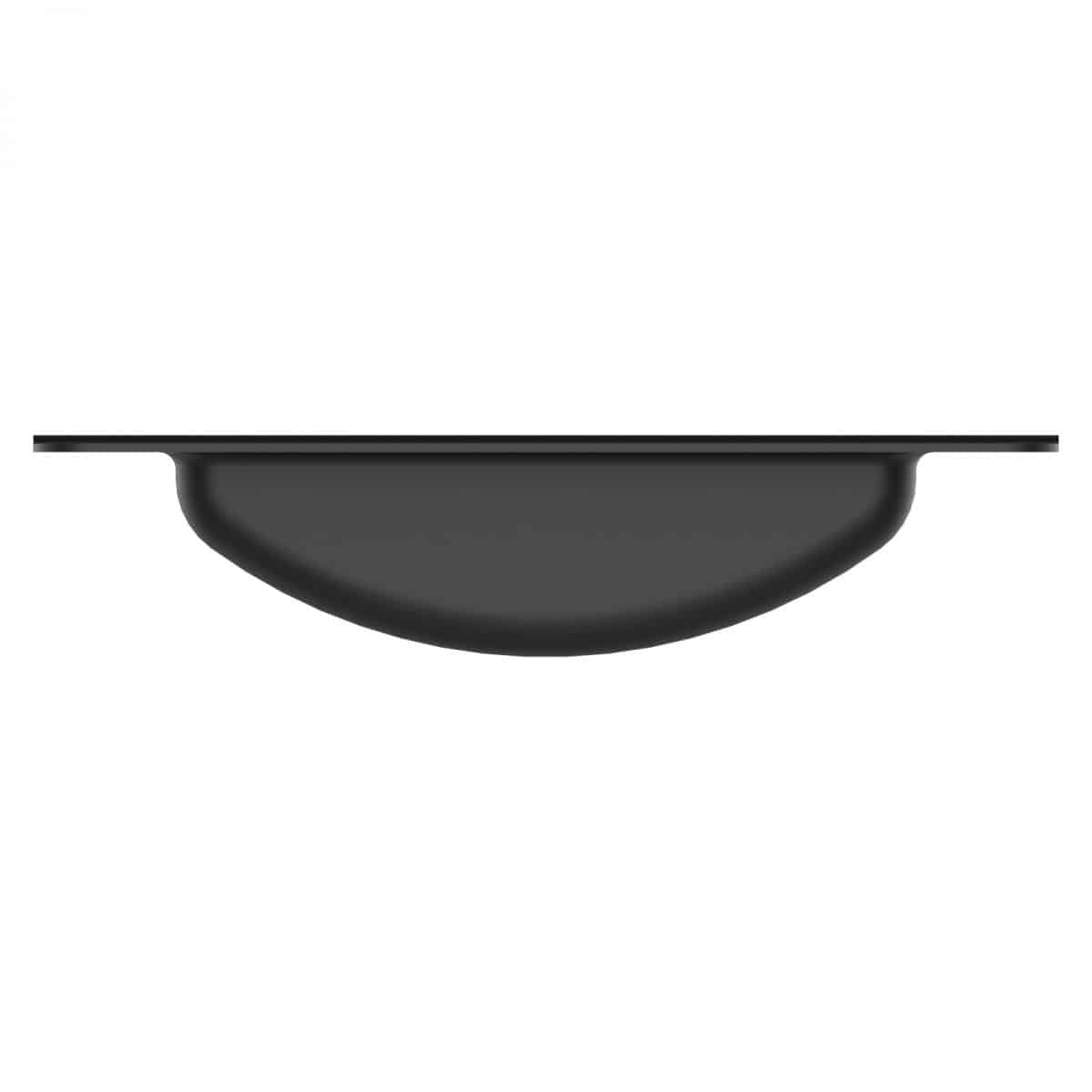 ARMOR YR-6202 Black Castor Dish with Medium Recess for 4'' Castors