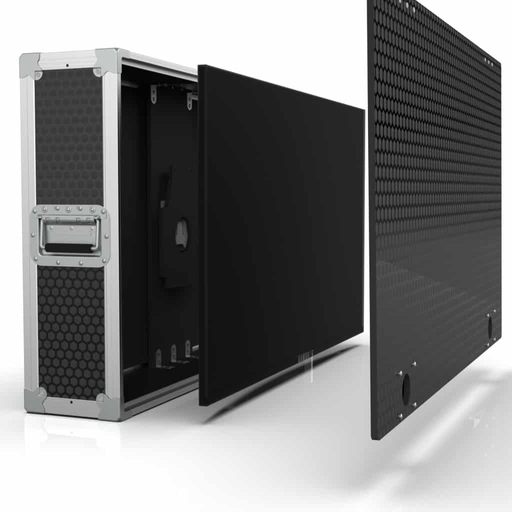40 inch filming broadcasting monitor case 0