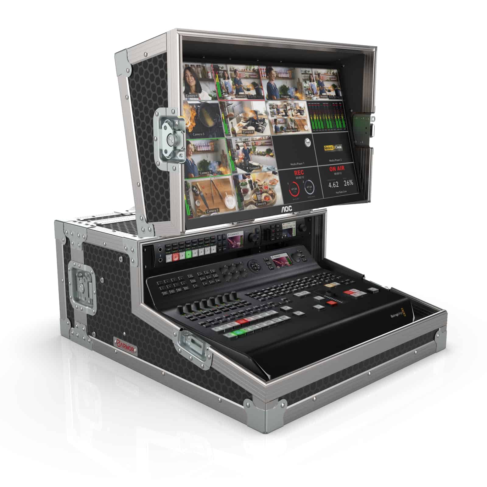 Flight Case For Black Magic Atem Television Studio Pro