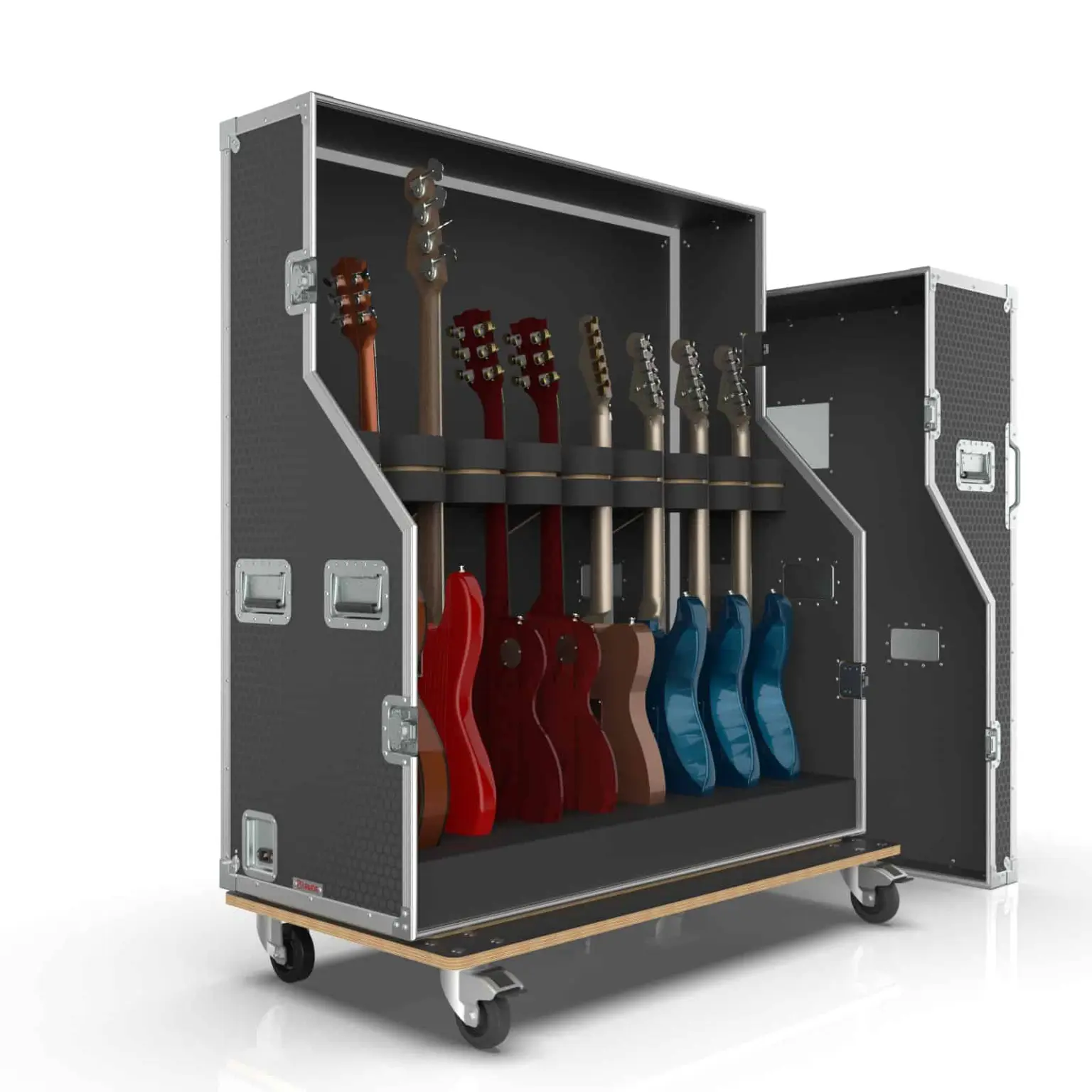 ARMOR GT8 Guitar Road Case for 8 Guitars Armor Road Cases