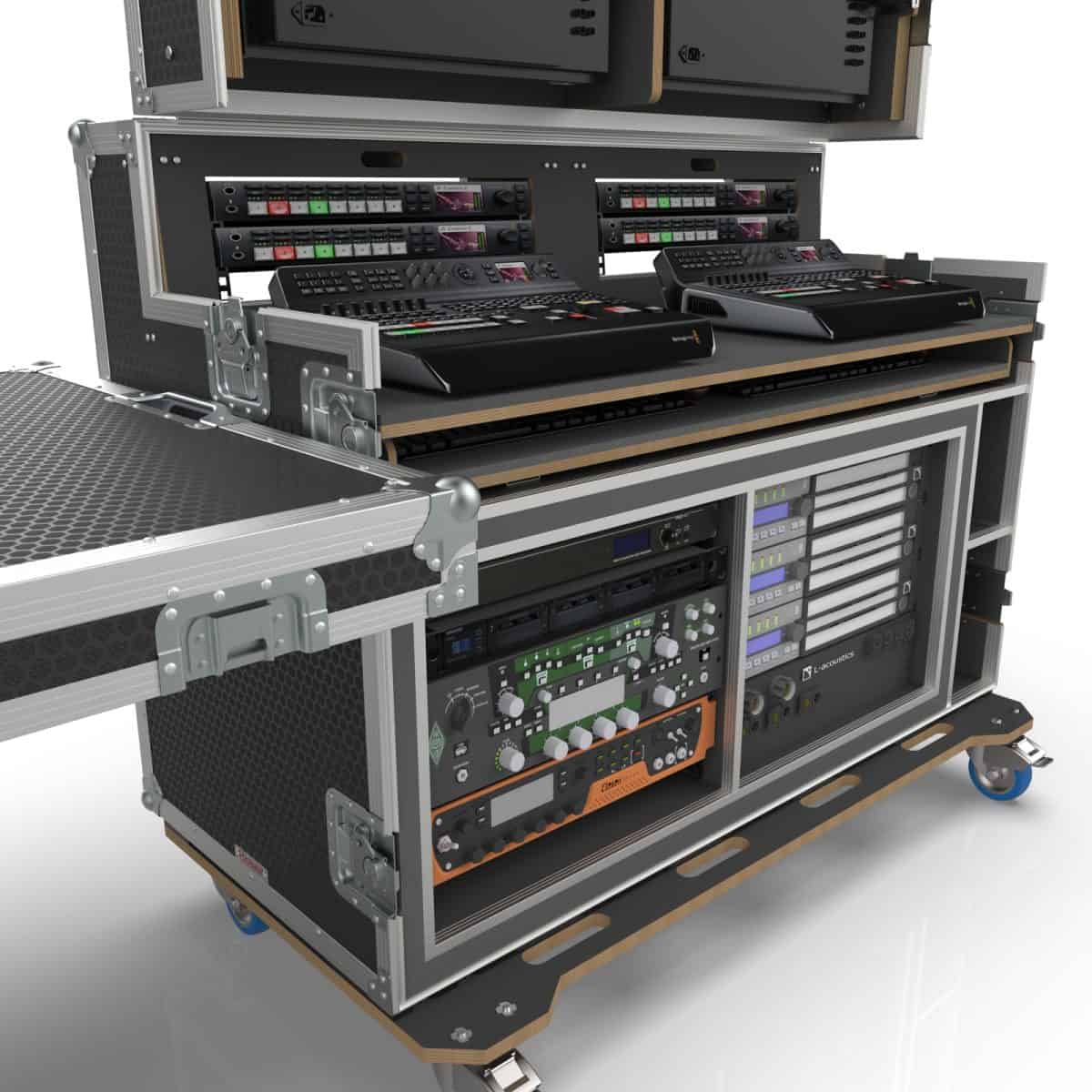 Flypack II Video Production Workstation Road Case