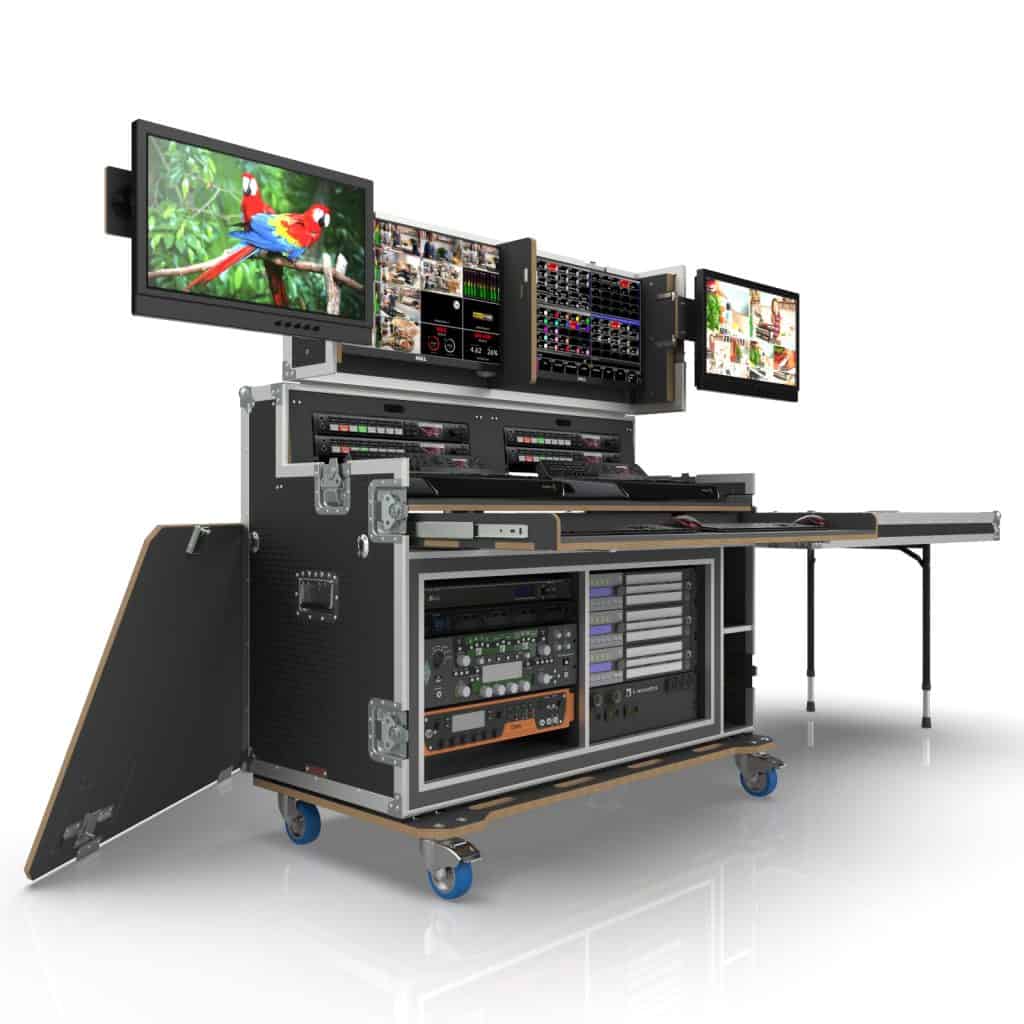 Flypack II Video Production Workstation Road Case