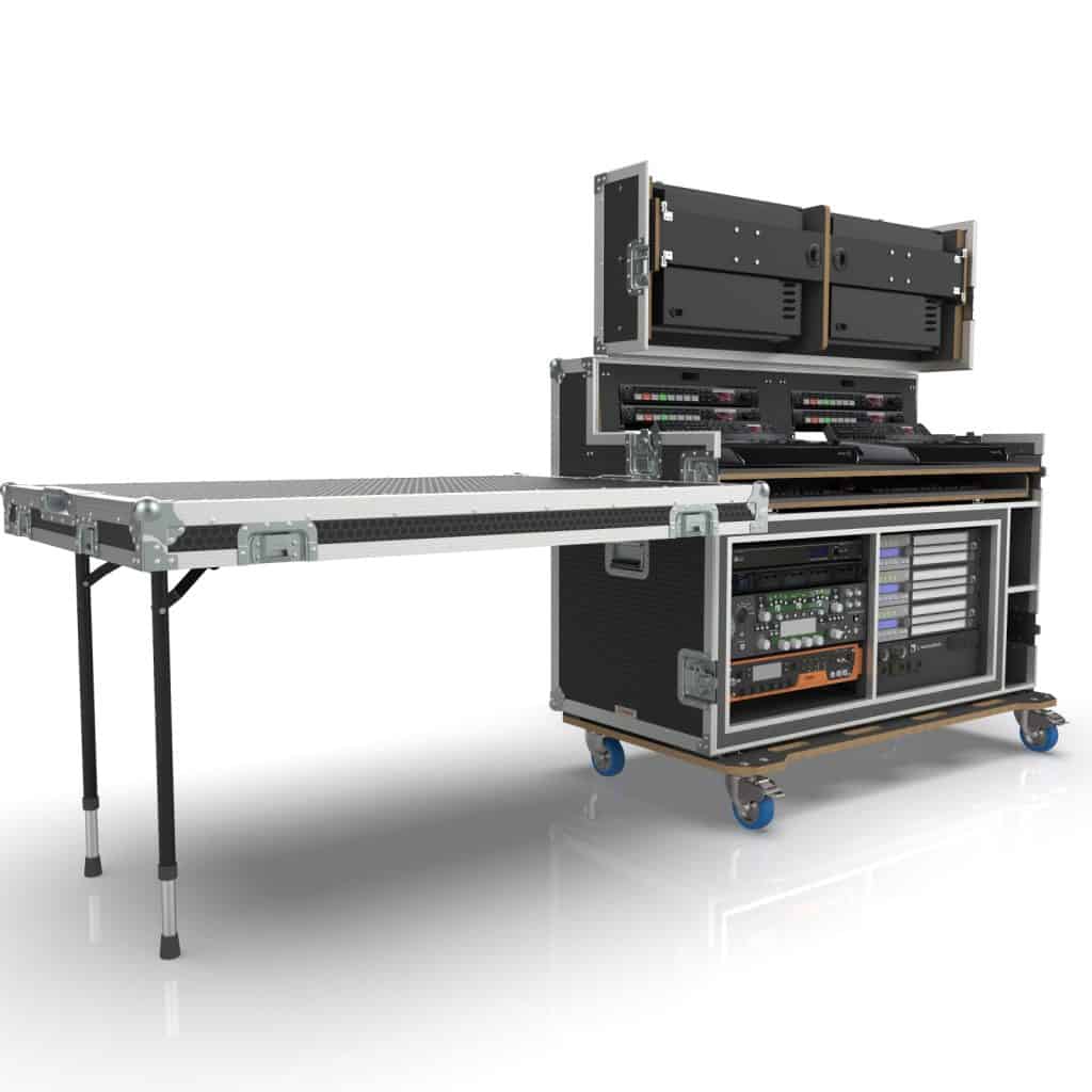 Flypack II Video Production Workstation Road Case FP2 Armor Road Cases