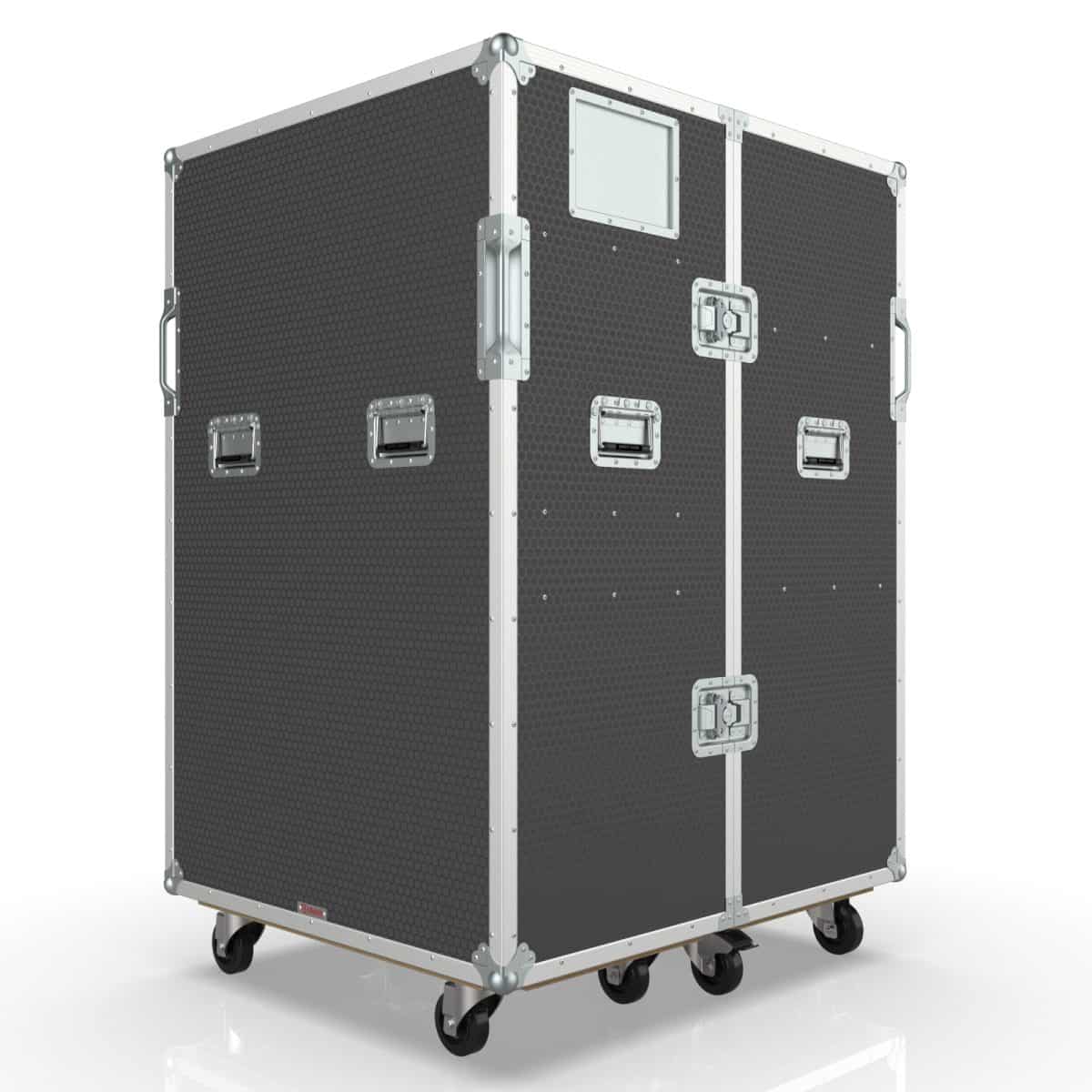 Road Case for Drum Kit-Red Rock