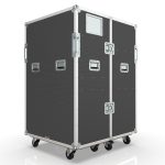 Road Case for Drum Kit-Red Rock