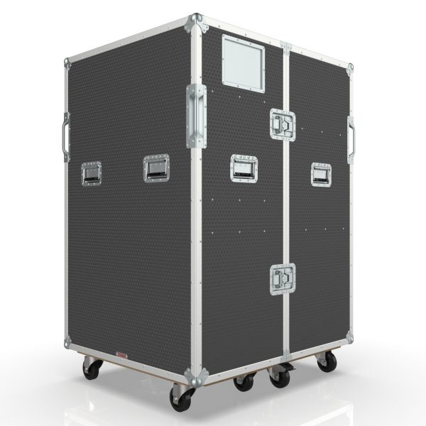 Road Case for Drum Kit-Red Rock