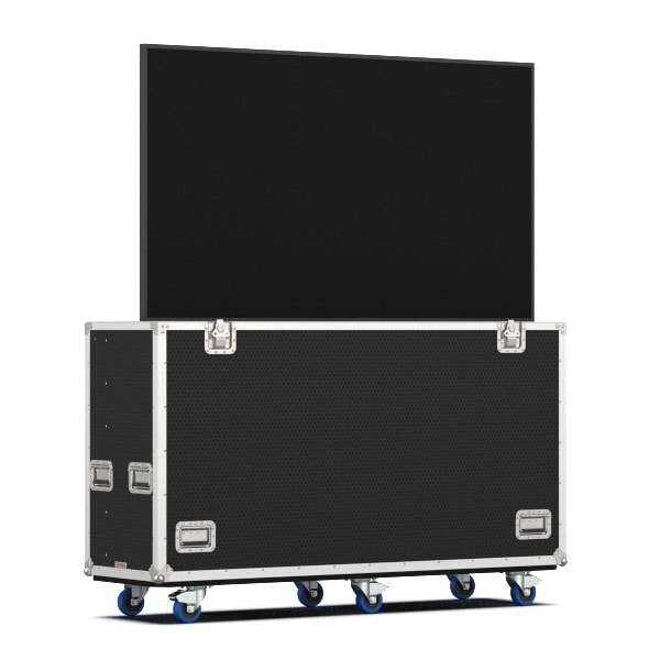 Transport Case with Motorized Lift for Samsung QM75R 75″ Display