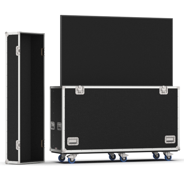 Transport Case with Motorized Lift for Samsung QM75R 75″ Display