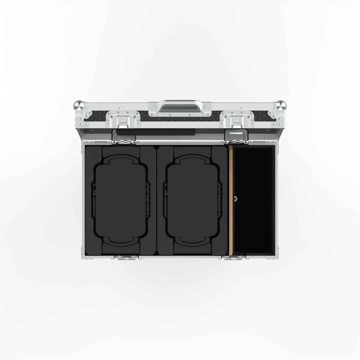 Road Case For 2 Of Ayrton Karif LT Moving Heads.top open