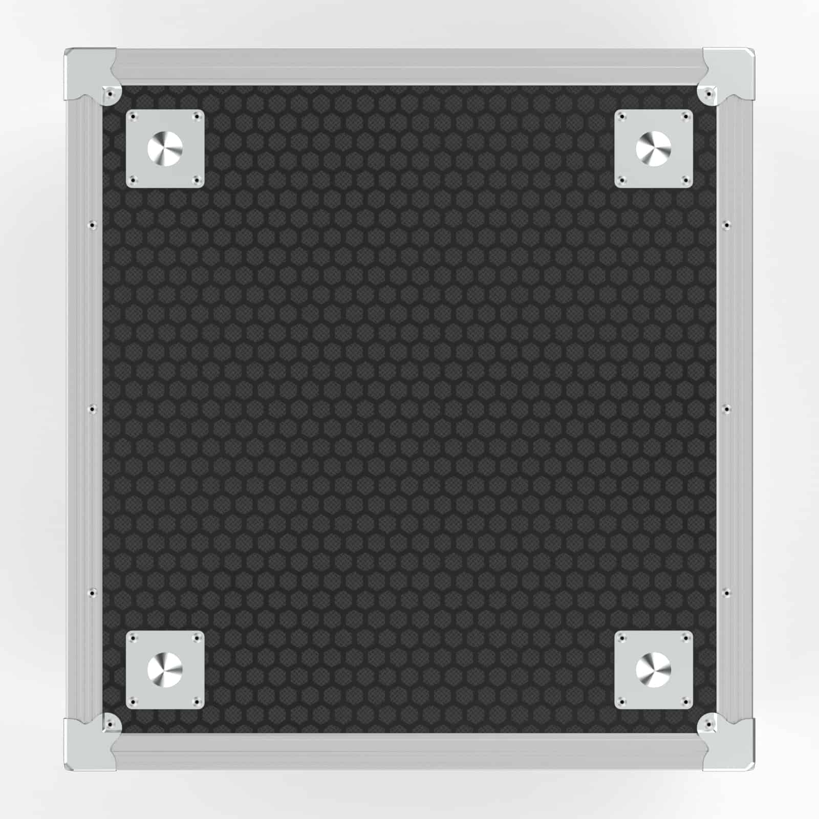 4RU Shock Mount Rack Case 485mm | Retractable Slam Door Rack