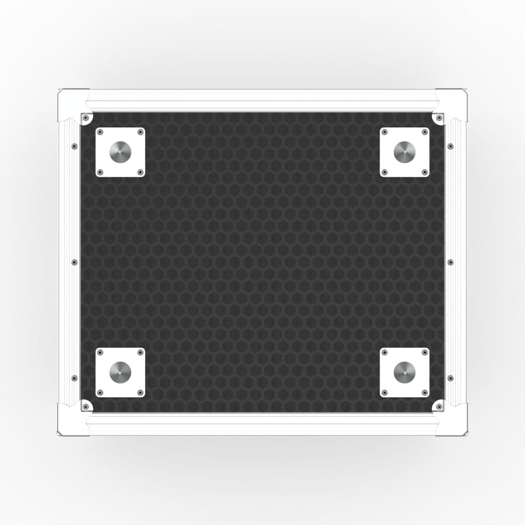 4 RU Rack Case W/ Removable Slam Lid | 53 × 45 × 24 Cm, 10 Kg, Shock ...