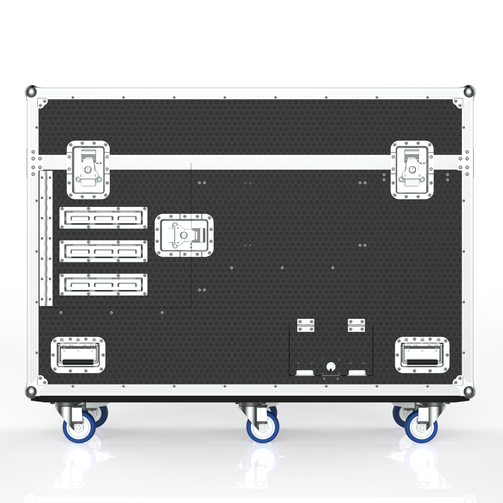 Transport Case With Motorized Lift For Samsung 55'' Qmr-T Uhd Display