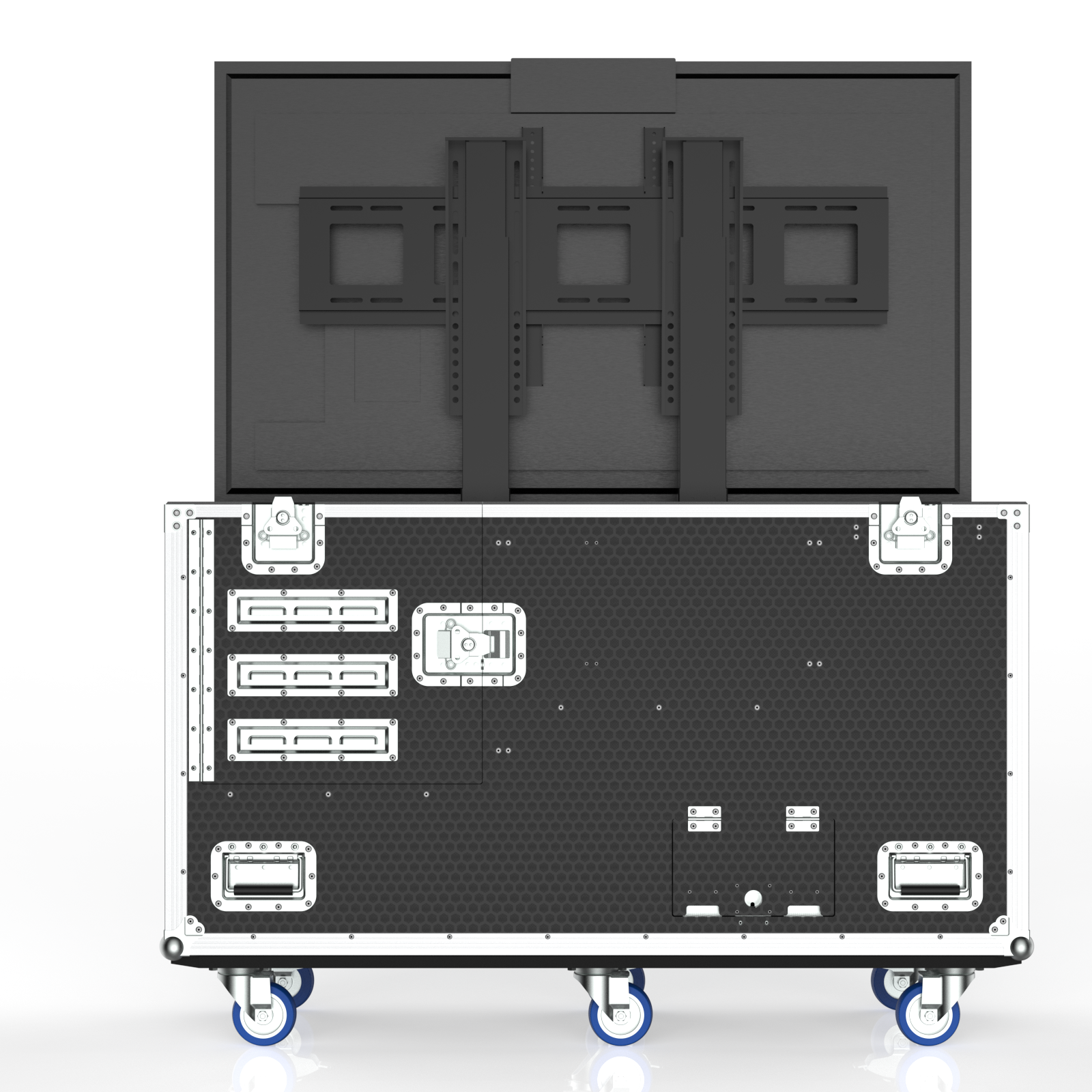Transport Case With Motorized Lift For Samsung 55'' Qmr-T Uhd Display