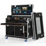 Flypack II Workstation case for Video Production - Open Config