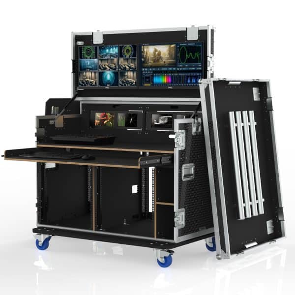 Flypack II Workstation case for Video Production - Open Config