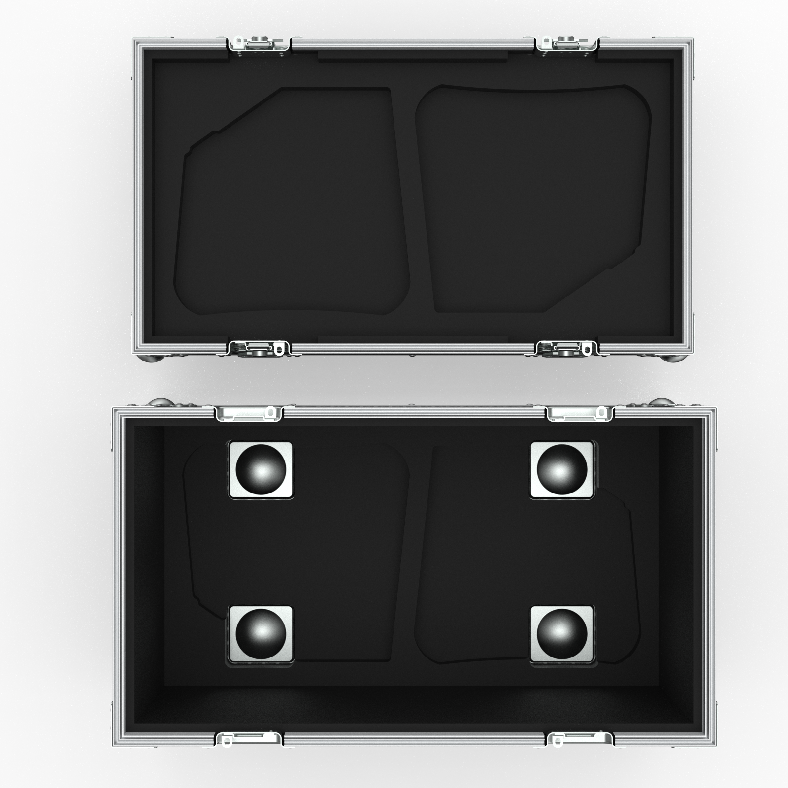 Road Case For 2 Of Qsc K8.2 Speaker