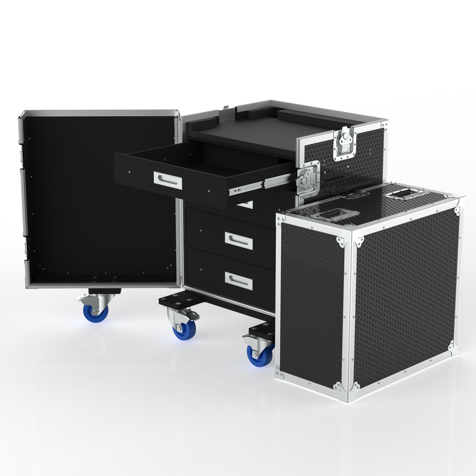 MOBILE OFFICE PRINTER STATION ROAD CASE FOR EPSON WF7840