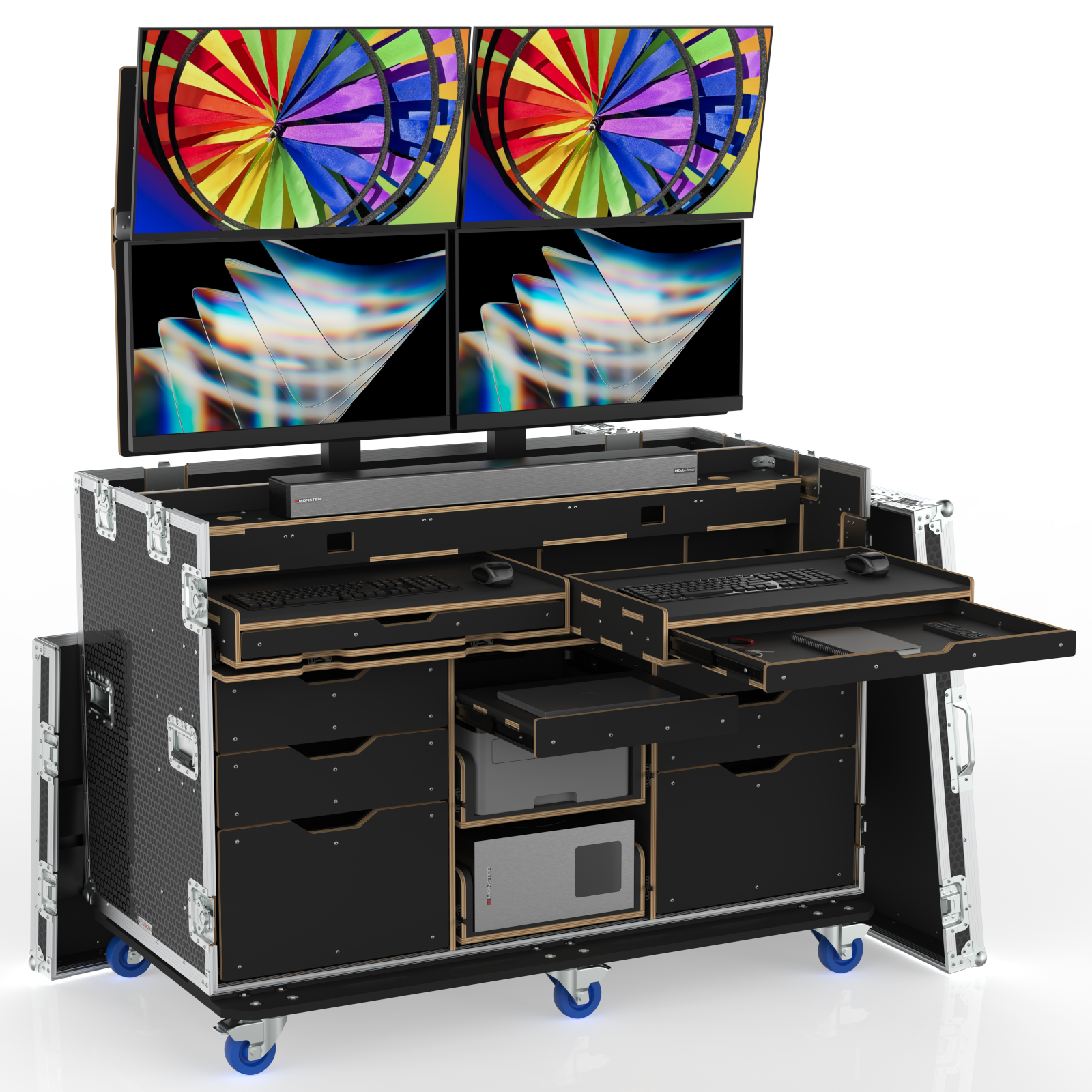 Flypack 3 Workstation Case - Open Config