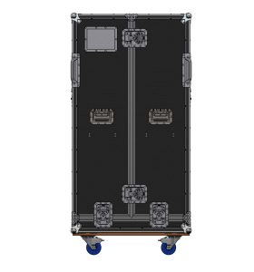 Road Case with Split Lid Design for Intouch Screens
