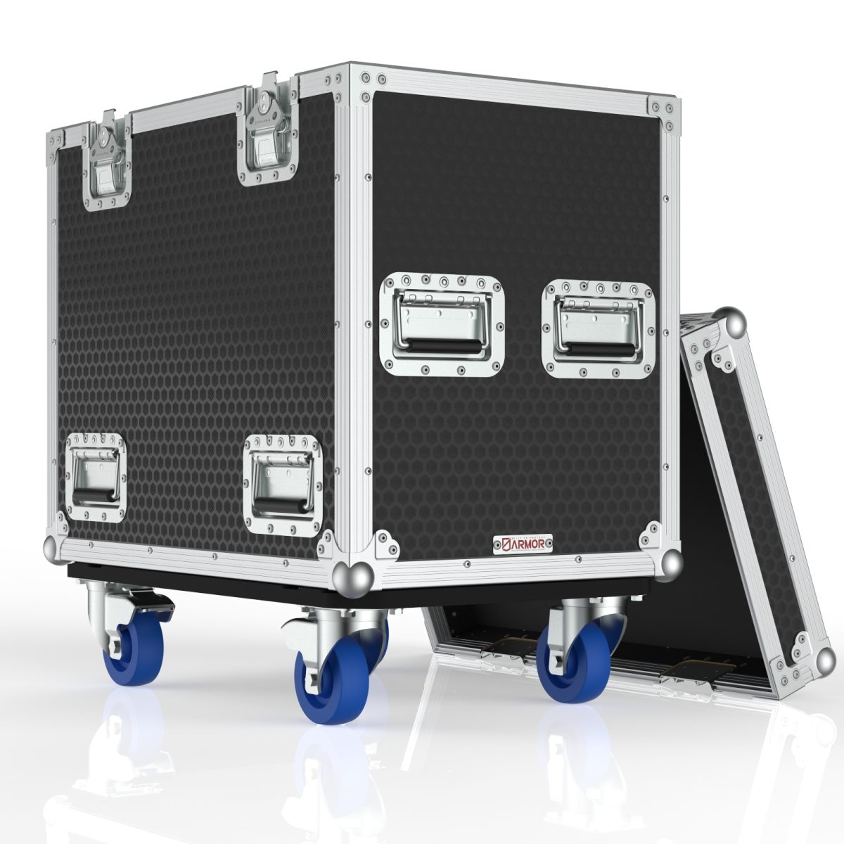Road Case For 16 Of K&Amp;M 25950 Mic Stands