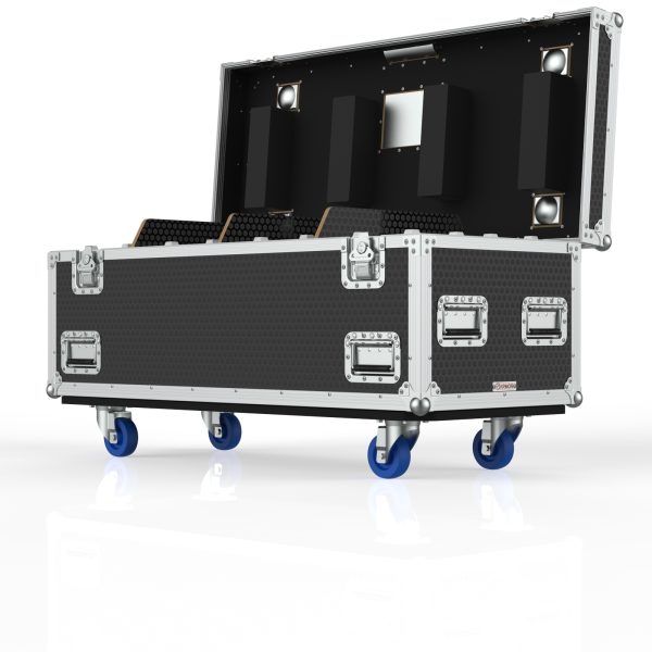 WASH MOVING HEAD ROAD CASE FOR 8 OF SHOWPRO PLUTO 800