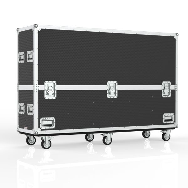 ROAD CASE FOR 2 OF SAMSUNG UA75BU8000W 75” TVS