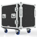 Drawer Case With Front Removable Lid, Door And 2 Drawers