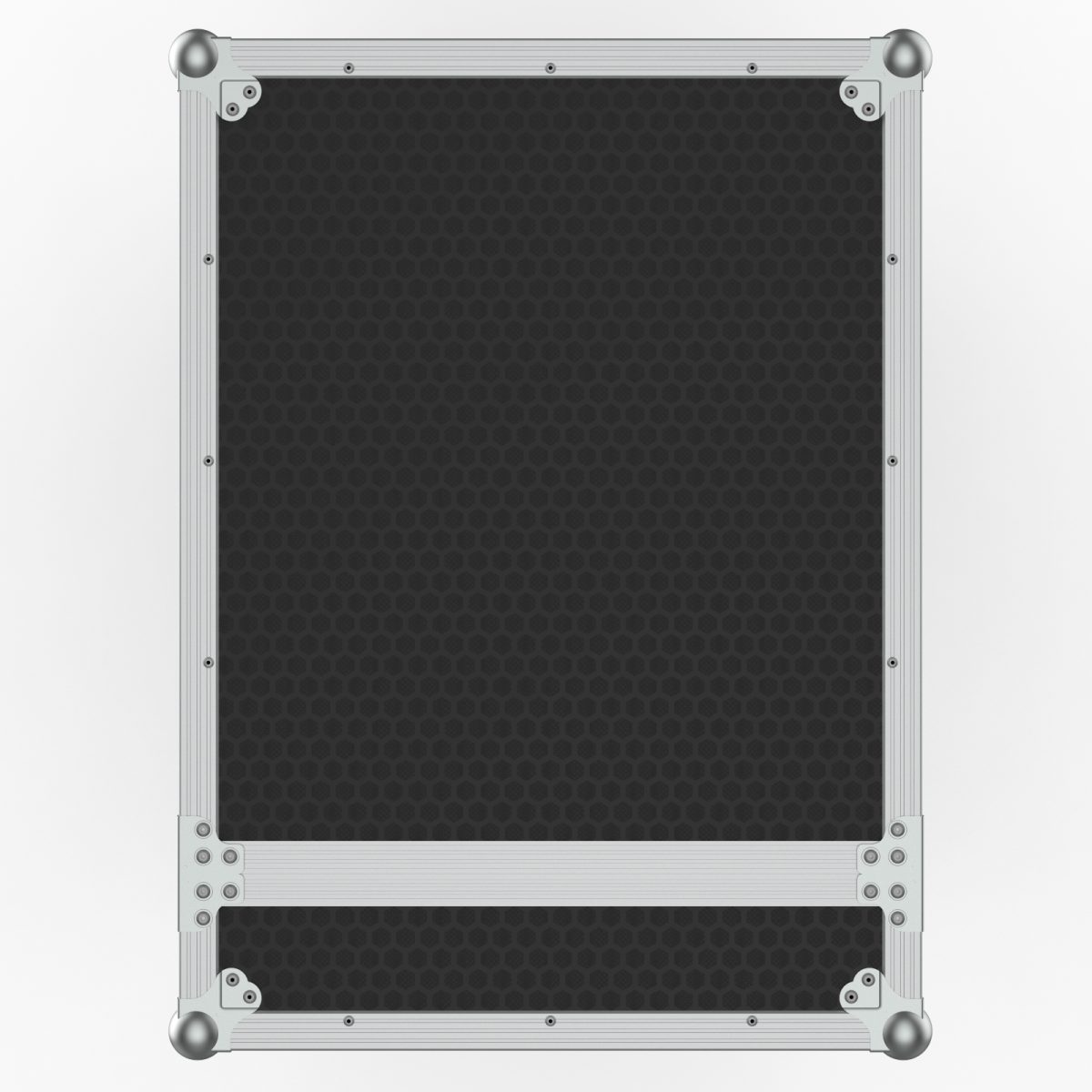 Drawer Case With Front Removable Lid, Door And 2 Drawers