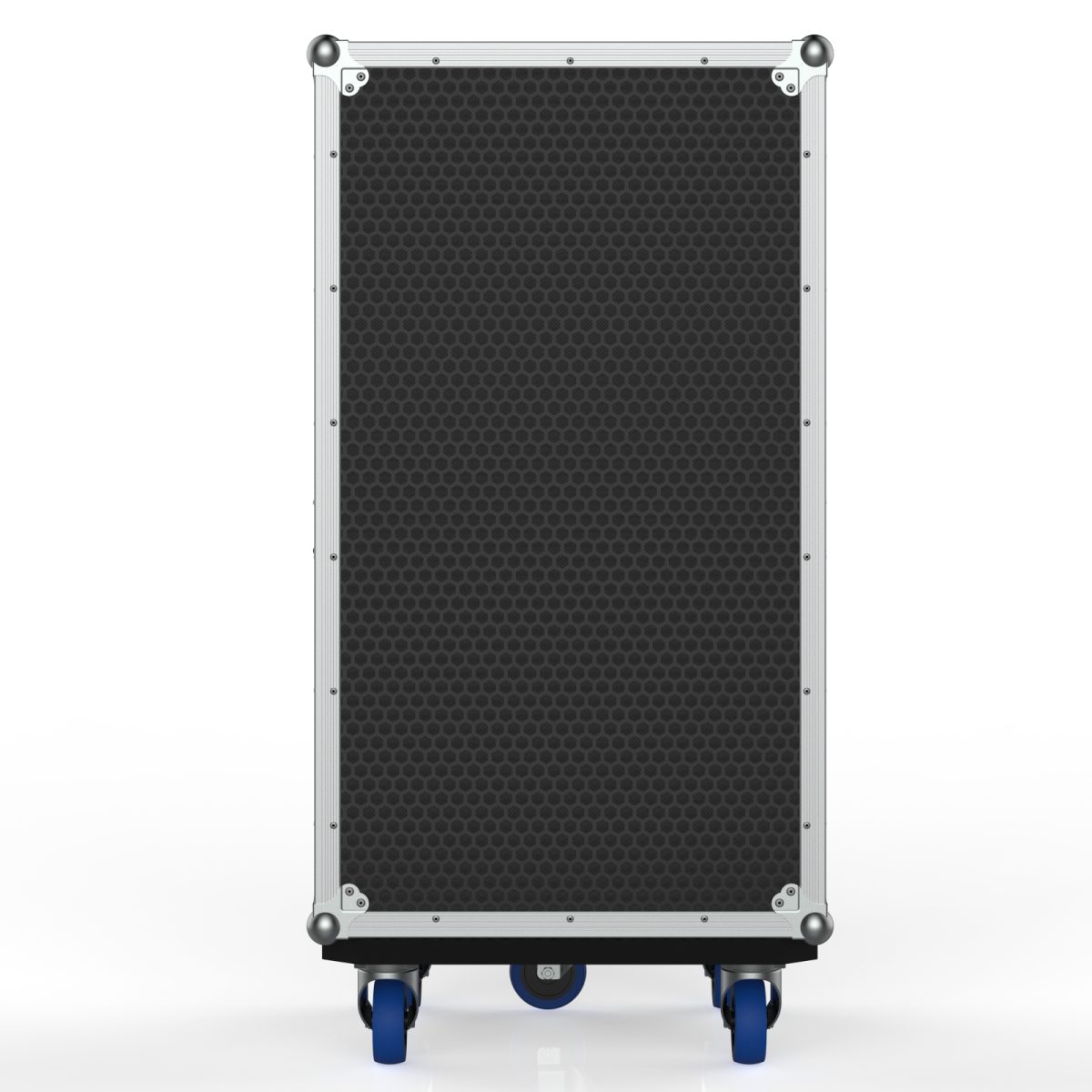 Drawer Road Case With 5 Drawers And 3 Door Pockets, Recessed Drawer Handles, Foam Lined