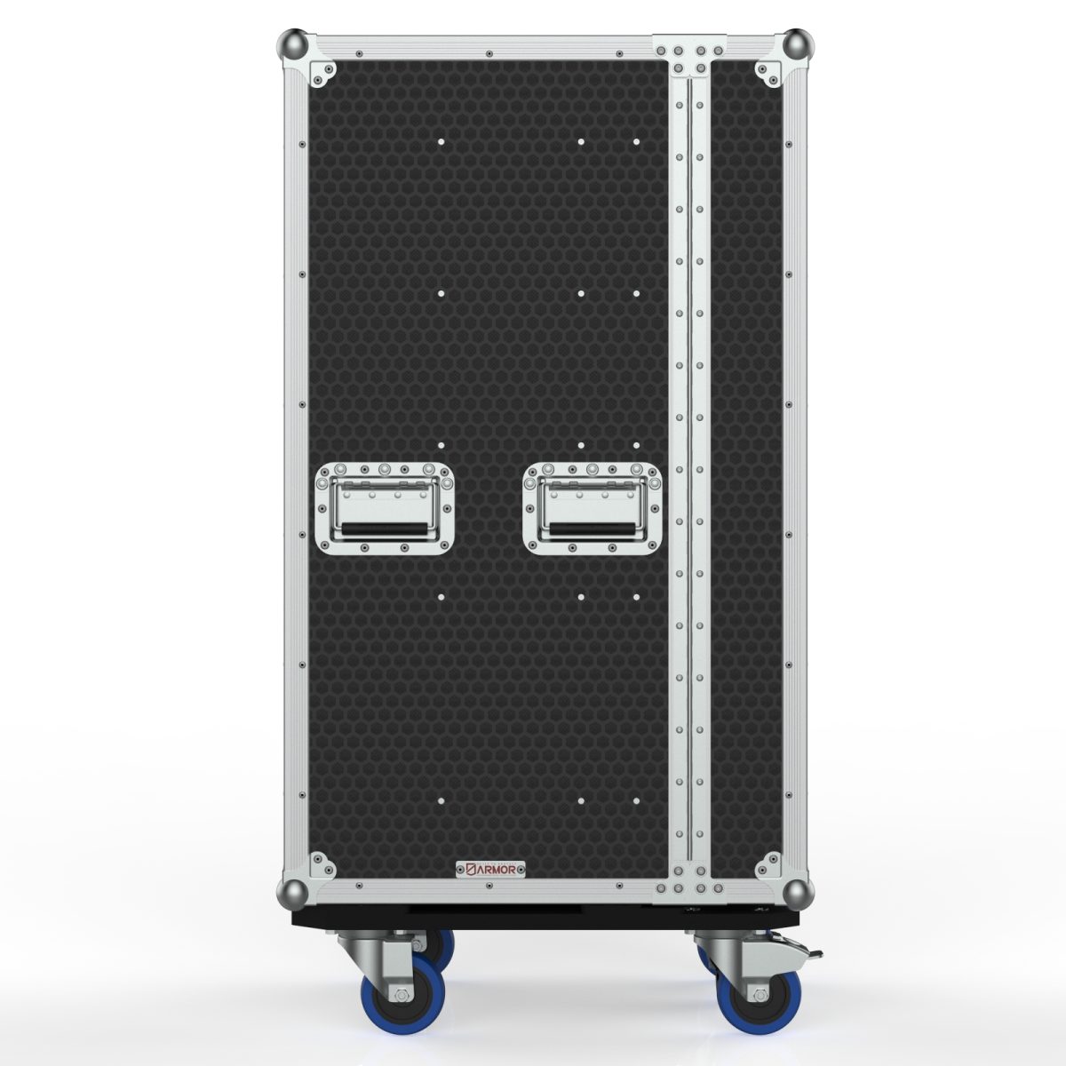 Drawer Road Case With 5 Drawers And 3 Door Pockets, Recessed Drawer Handles, Foam Lined