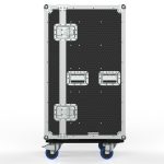 Drawer Road Case With 5 Drawers And 3 Door Pockets, Recessed Drawer Handles, Foam Lined