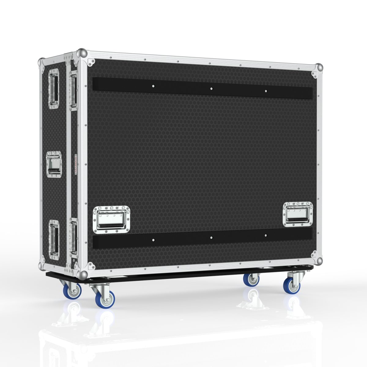 YAMAHA CL5 road case, isometric view closed
